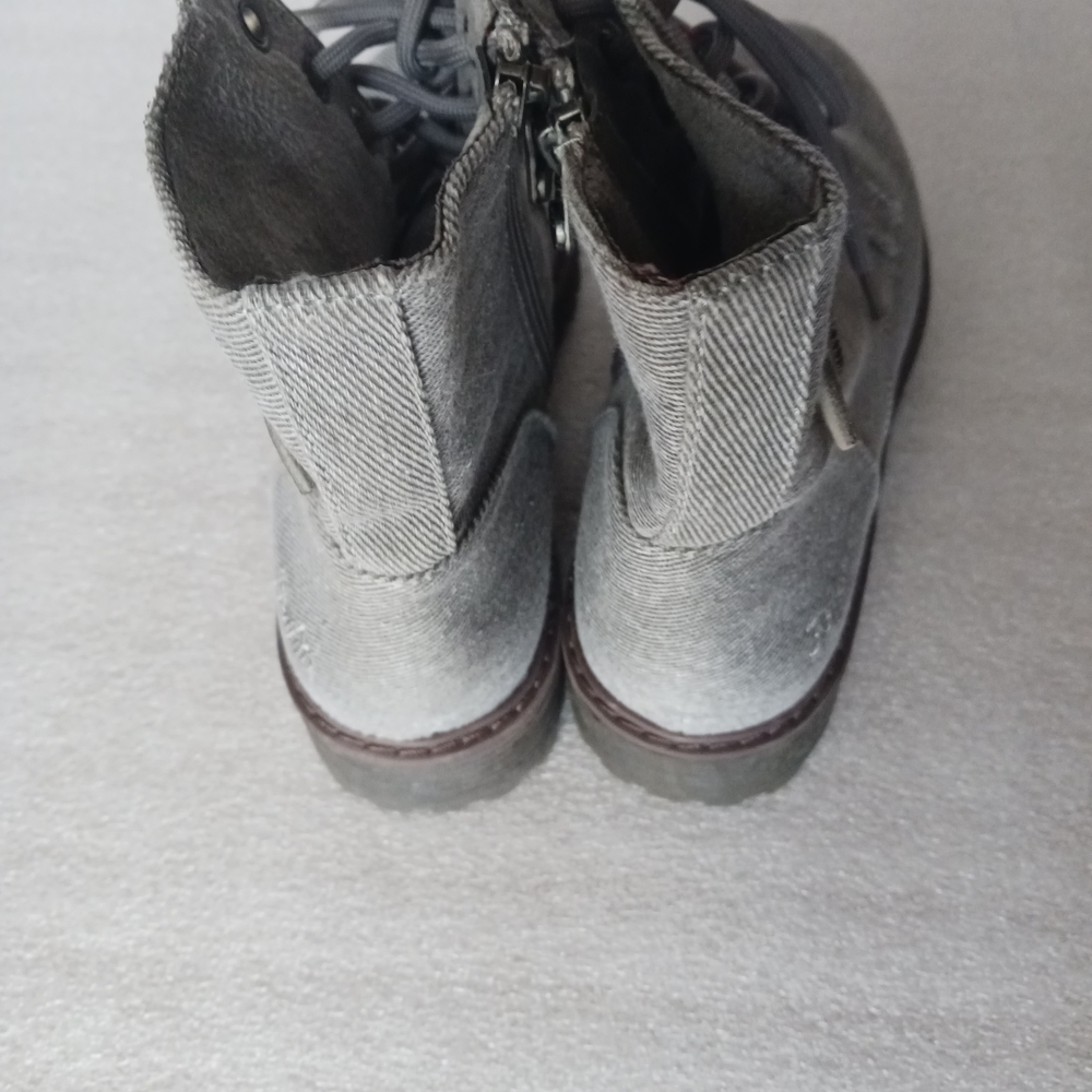 Blowfish Charcoal Lace-Up Men's Boots - Picture 4 of 5